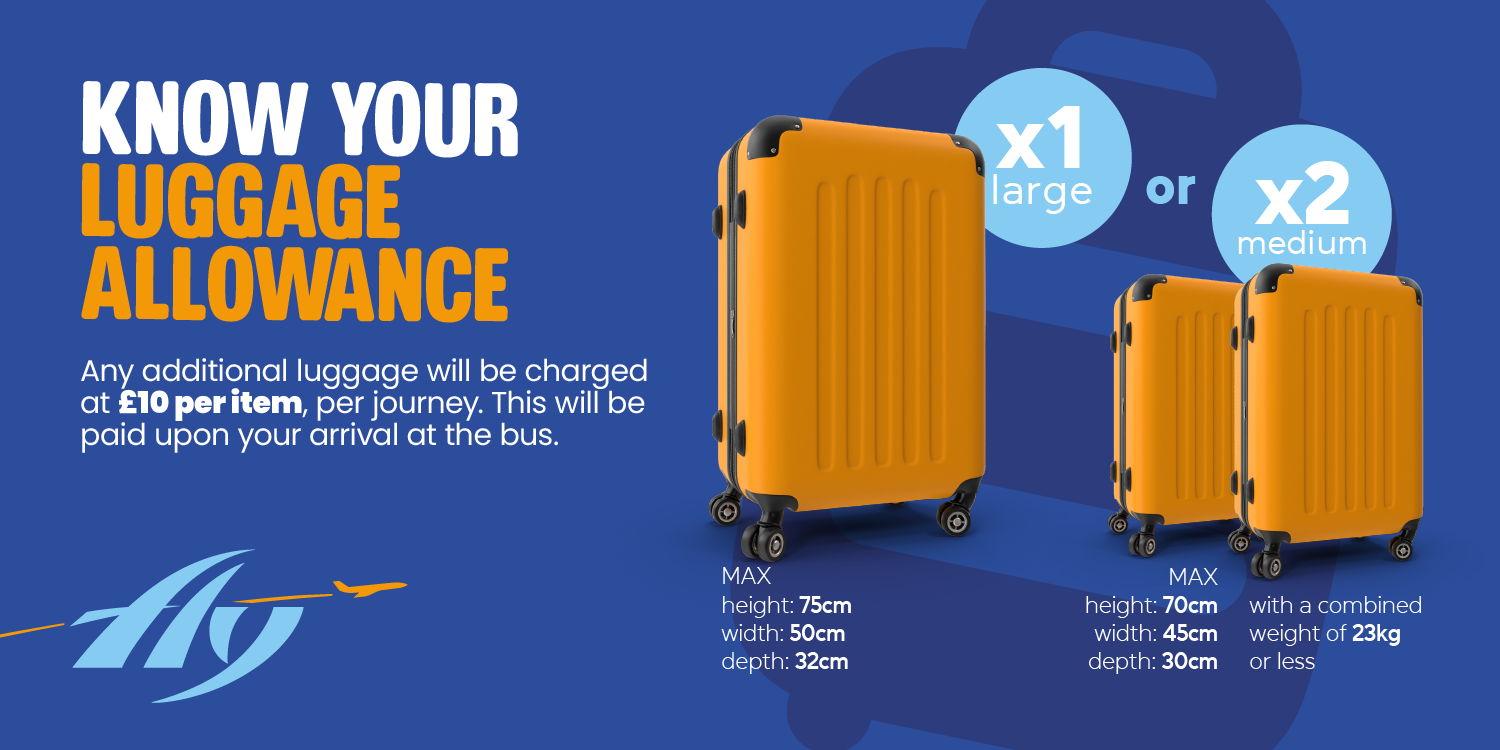 luggage allowance fly