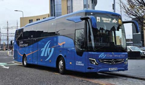 Fly Coach at Union St opposite Malmaison 